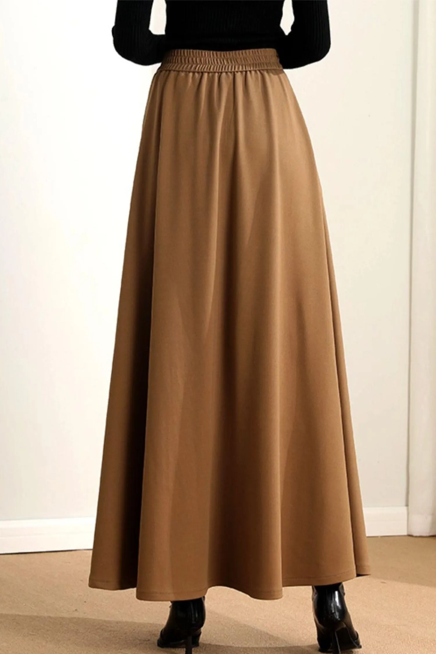 A-Line Maxi Skirt C3557