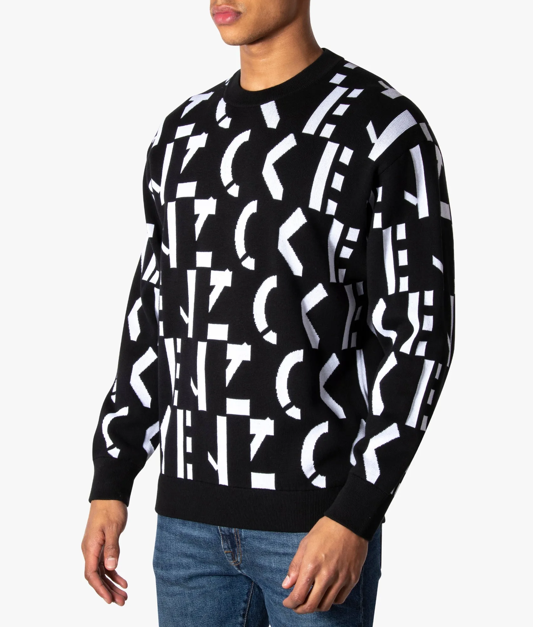 Abstract Monogram Jumper