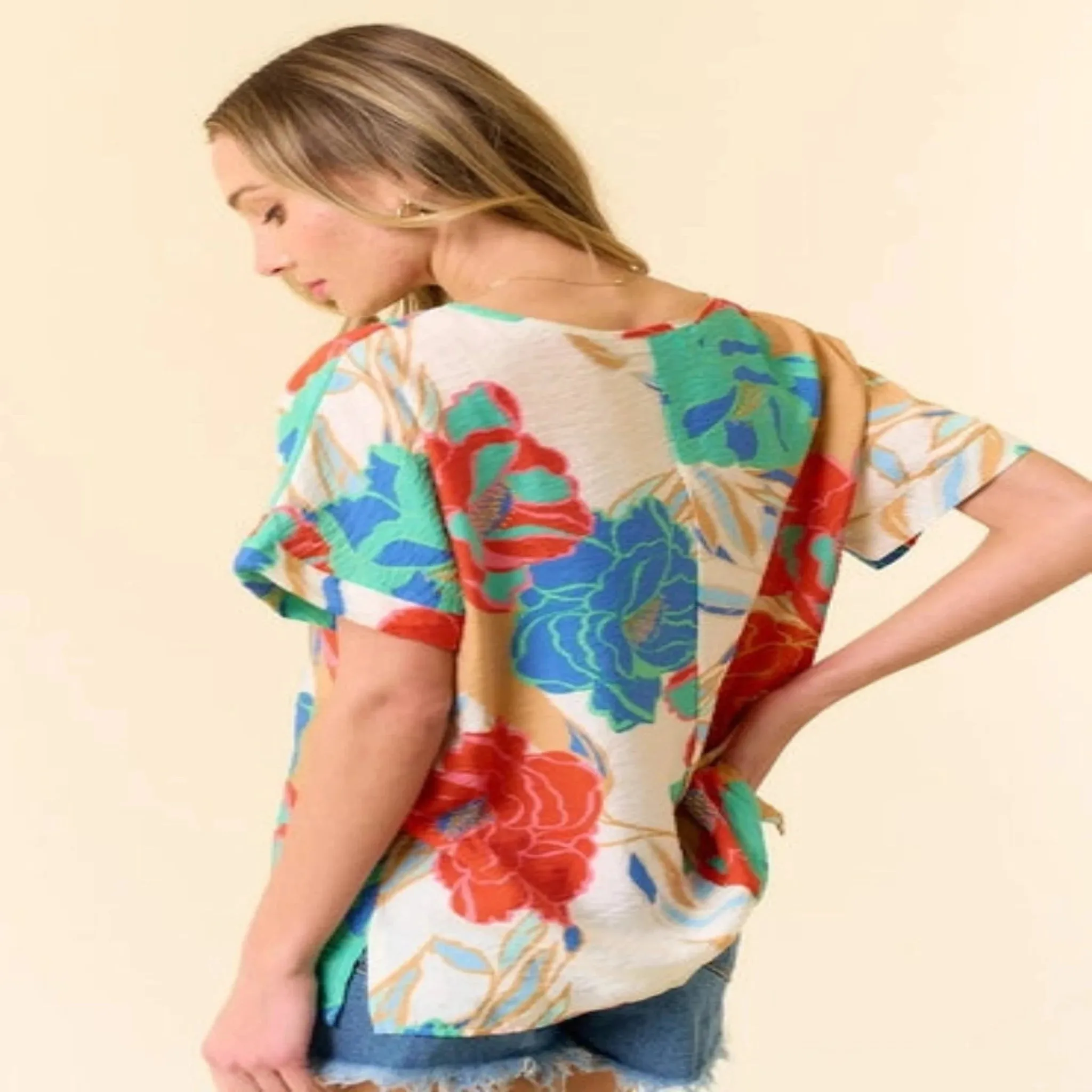 Amalfi Floral Top