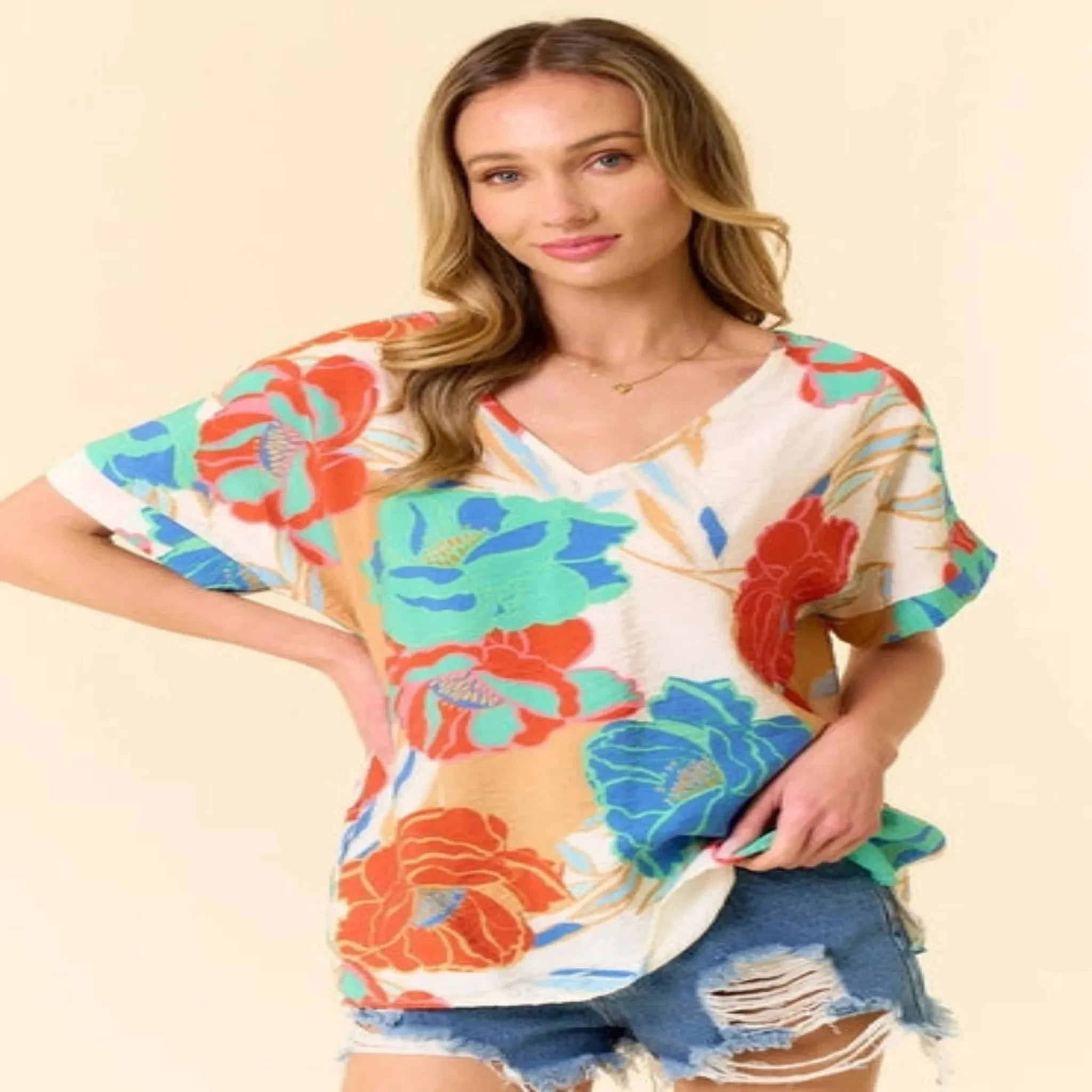 Amalfi Floral Top