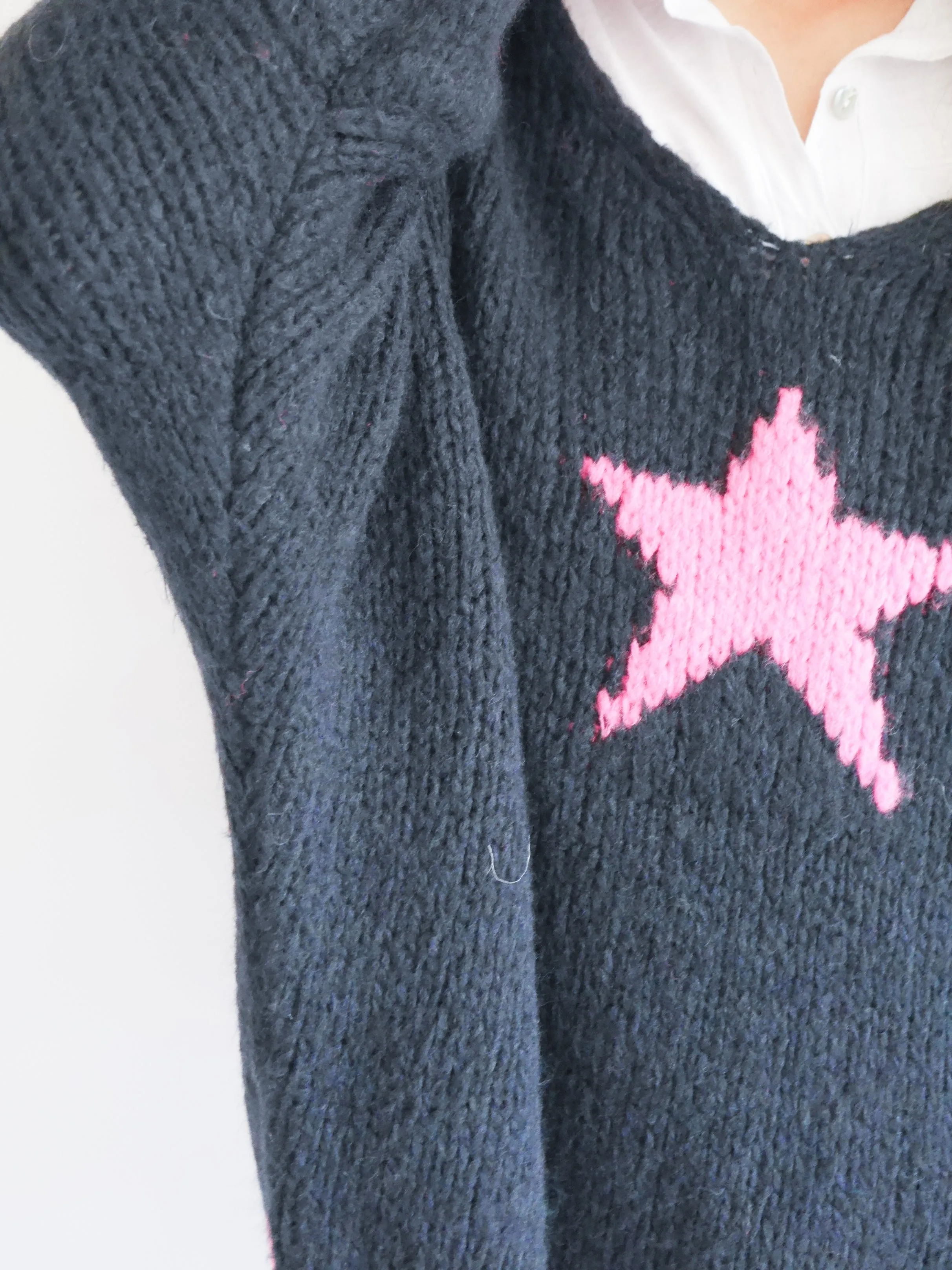 Amelia Star Knit Navy