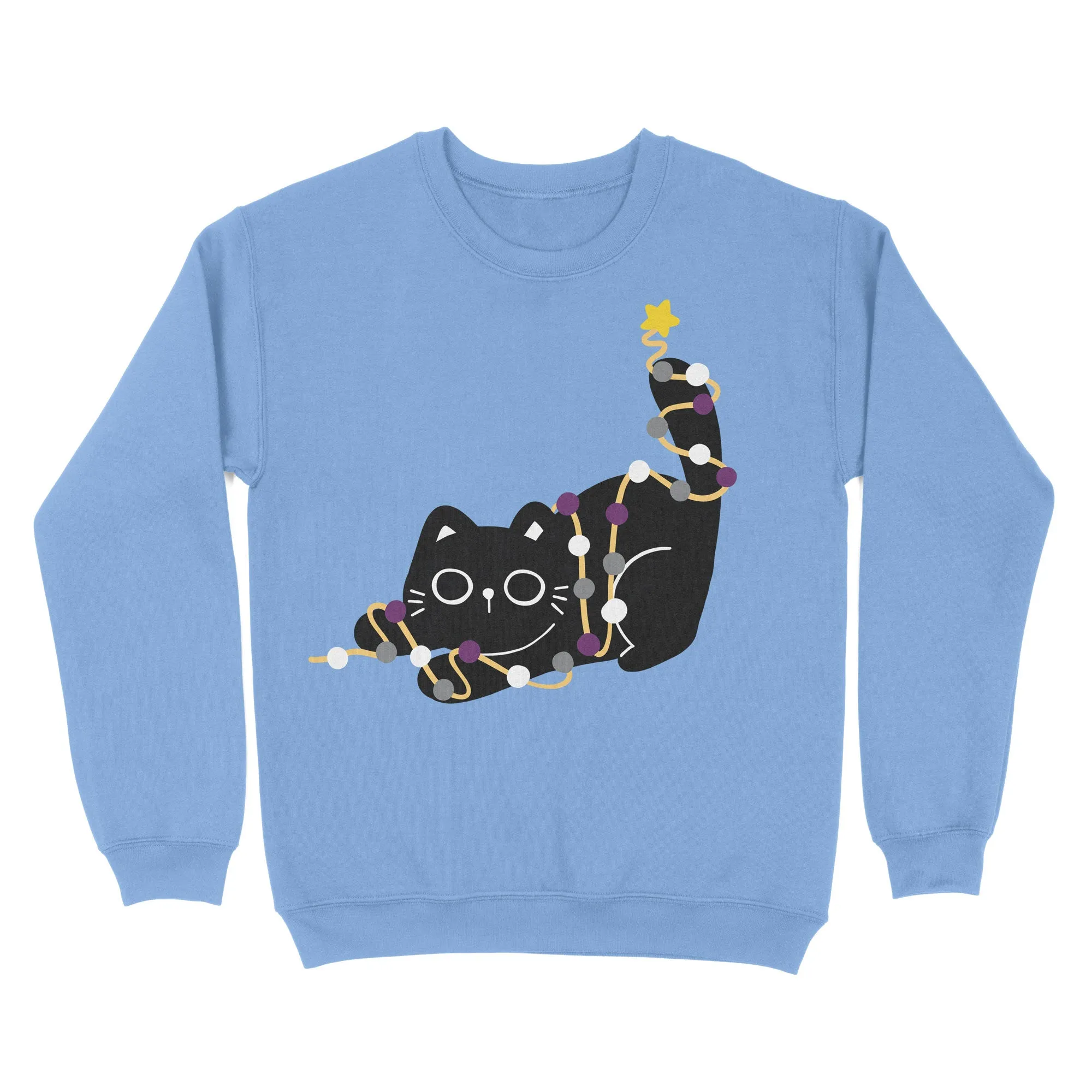 Asexual Cat Christmas Jumper