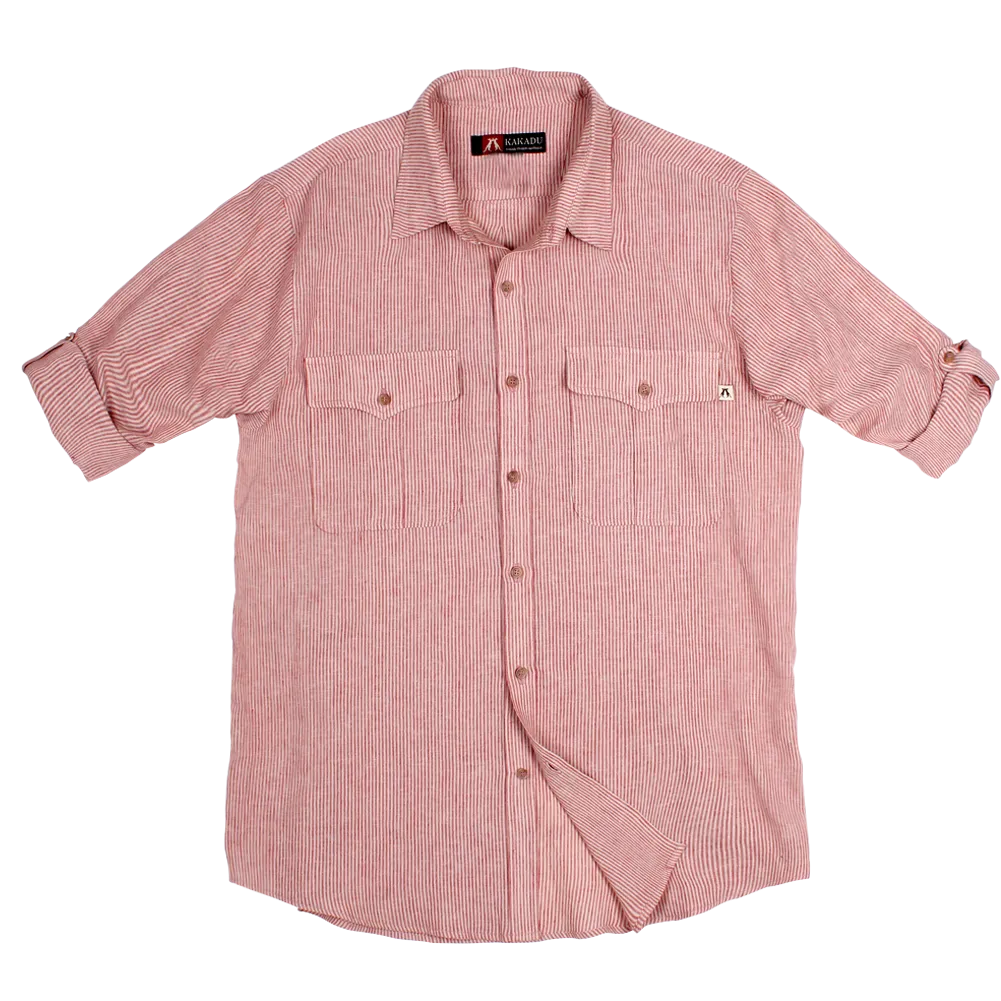 Bargo Shirt in Red Stripe