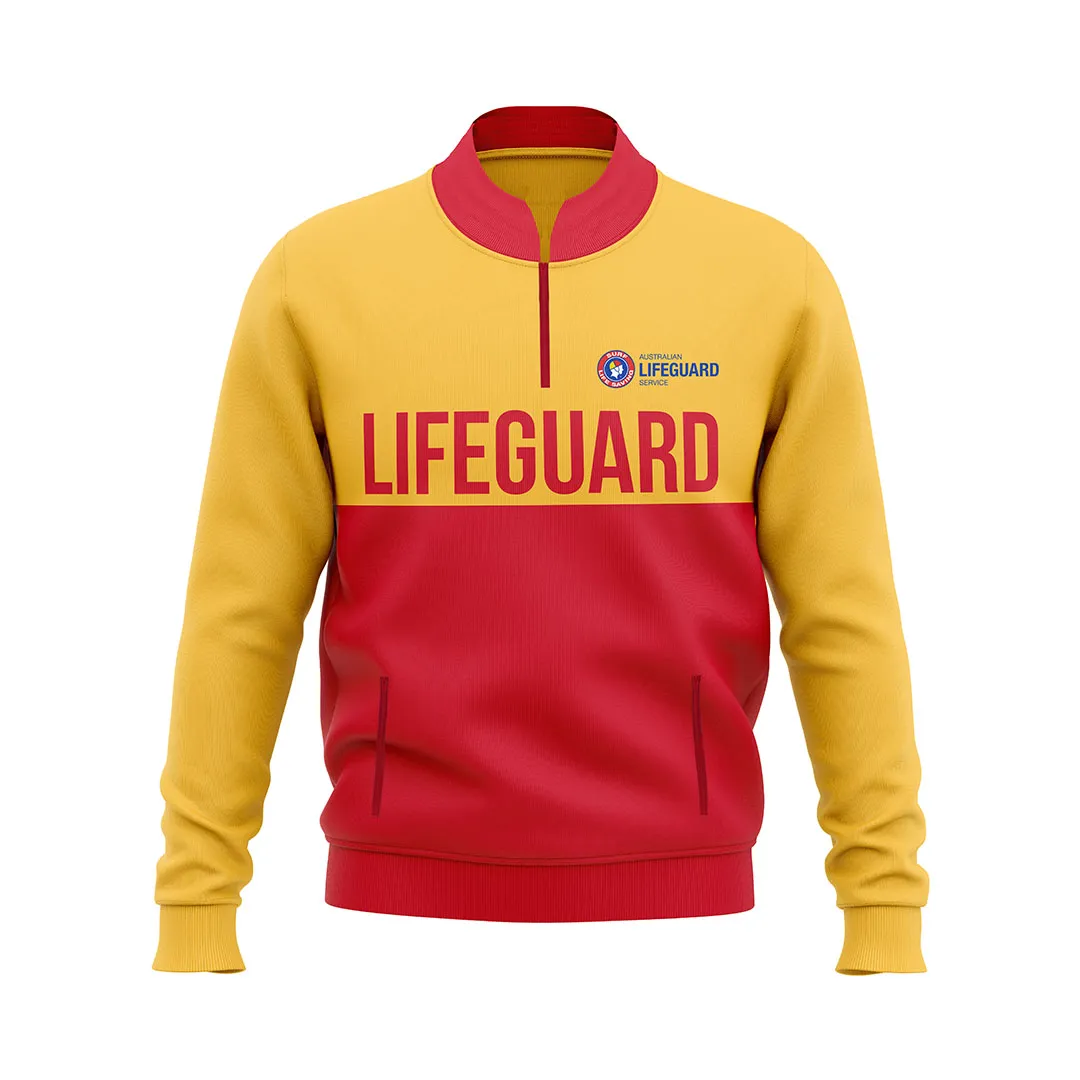 Beach Lifeguard Quarter Zip Jumper