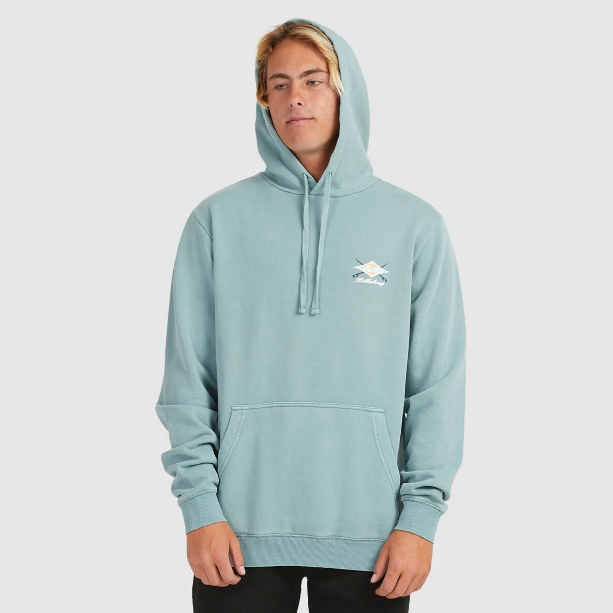 Billabong Bong Days Pop Hoodie - Light Marine