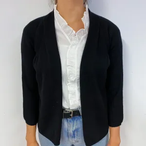 Black Cashmere Cardigan Small