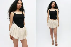 Blush Ballet Mini Skirt