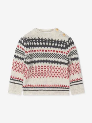 Bonpoint Baby Girls Wool Berthilie Jumper In Grey