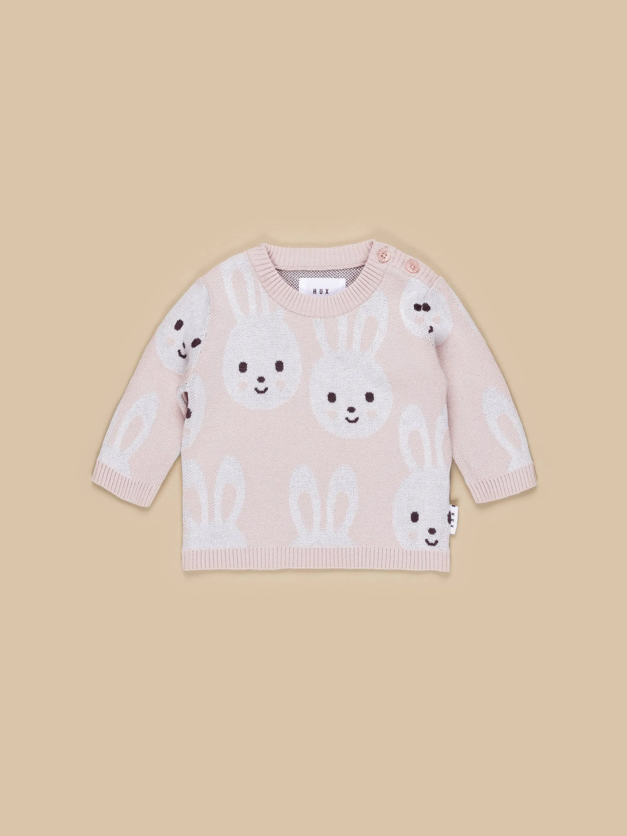 Bunny Knit Jumper - Rose