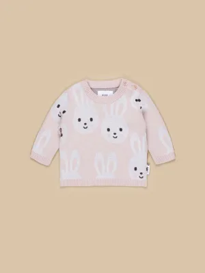 Bunny Knit Jumper - Rose