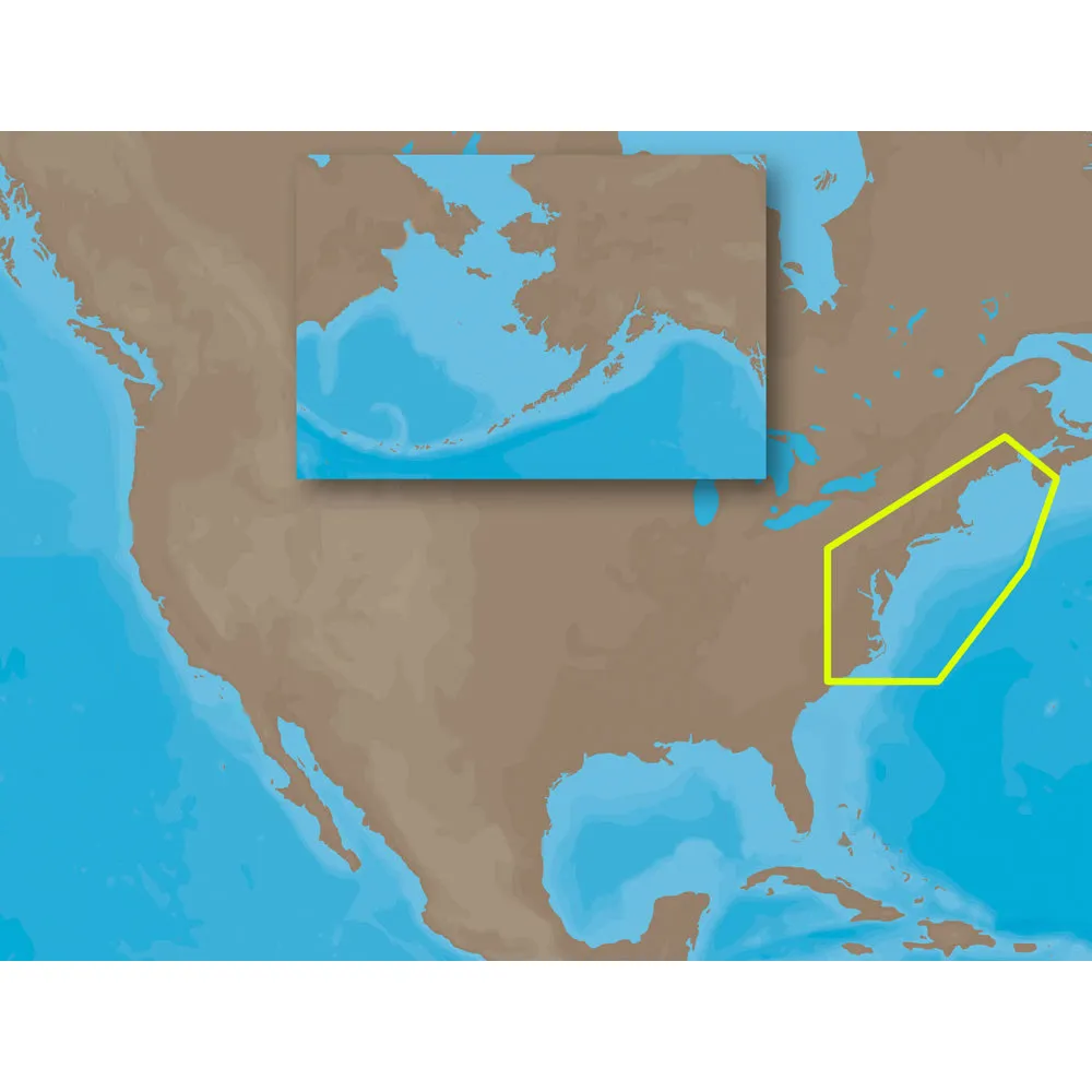 C-MAP MAX NA-M320 -Passamaquoddy Bay ME-NC: Bathy - C-Card