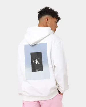 Calvin Klein Illuminated Box Hoodie Bright White