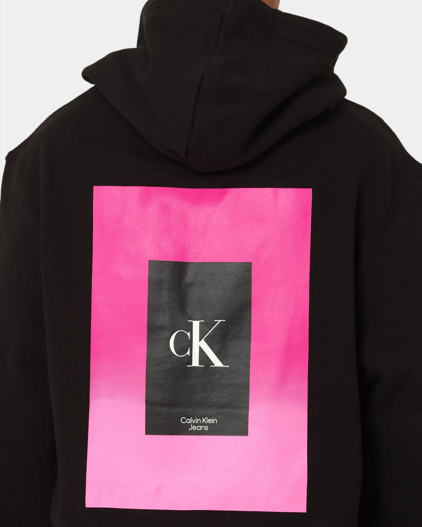 Calvin Klein Illuminated Box Hoodie CK Black