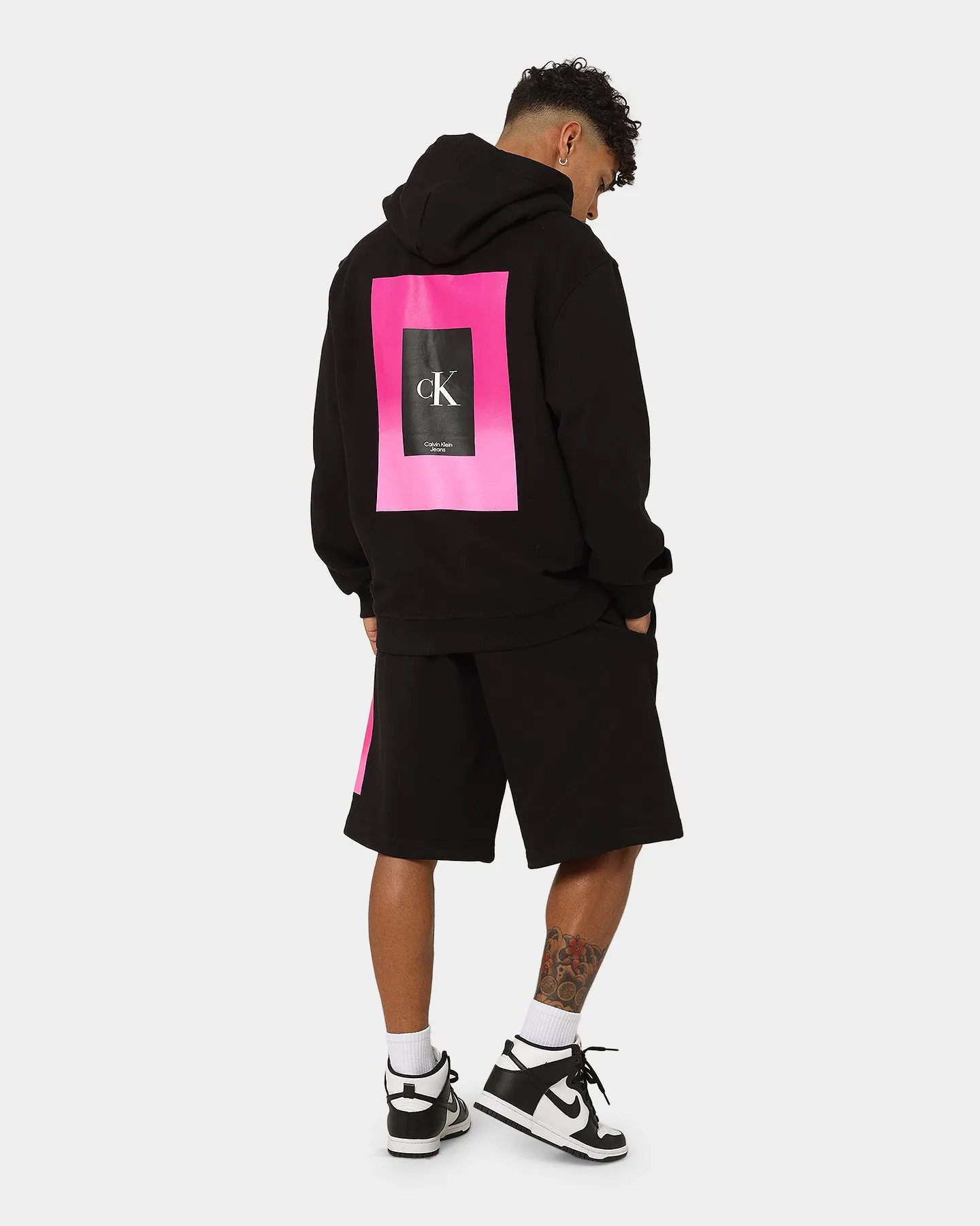 Calvin Klein Illuminated Box Hoodie CK Black