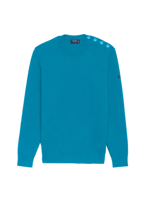 Cancale sailor jumper - regular fit, in pure new wool (PAON POP/PAON)