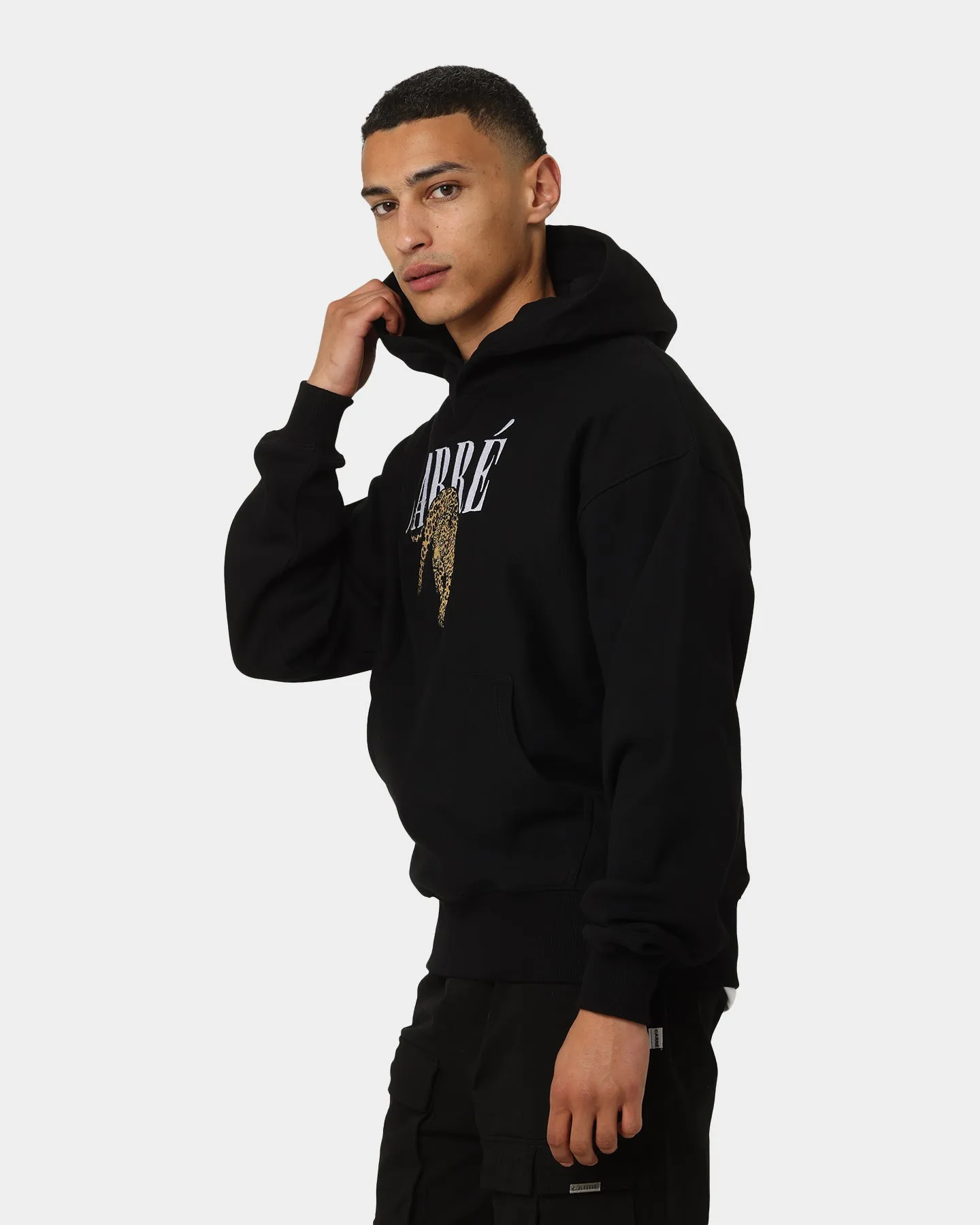 Carré Leo Oversized Hoodie Black