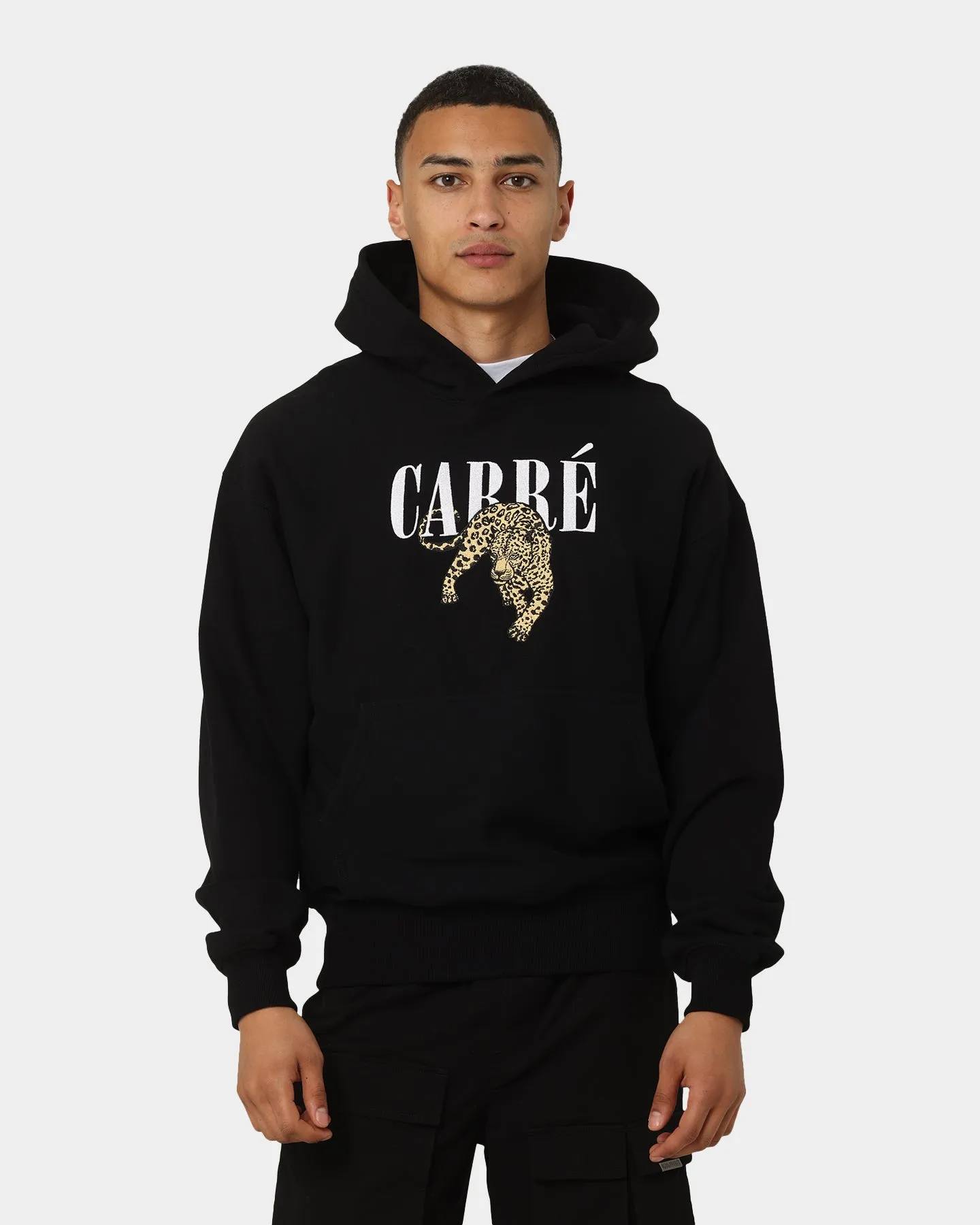 Carré Leo Oversized Hoodie Black