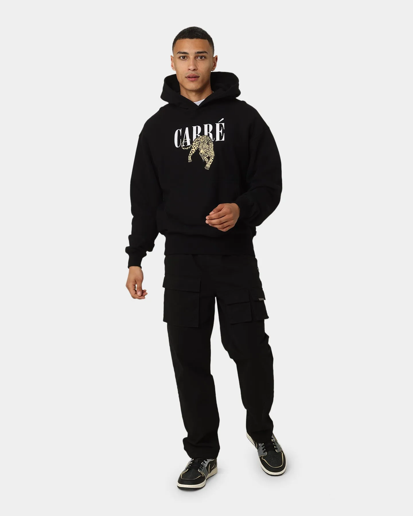 Carré Leo Oversized Hoodie Black