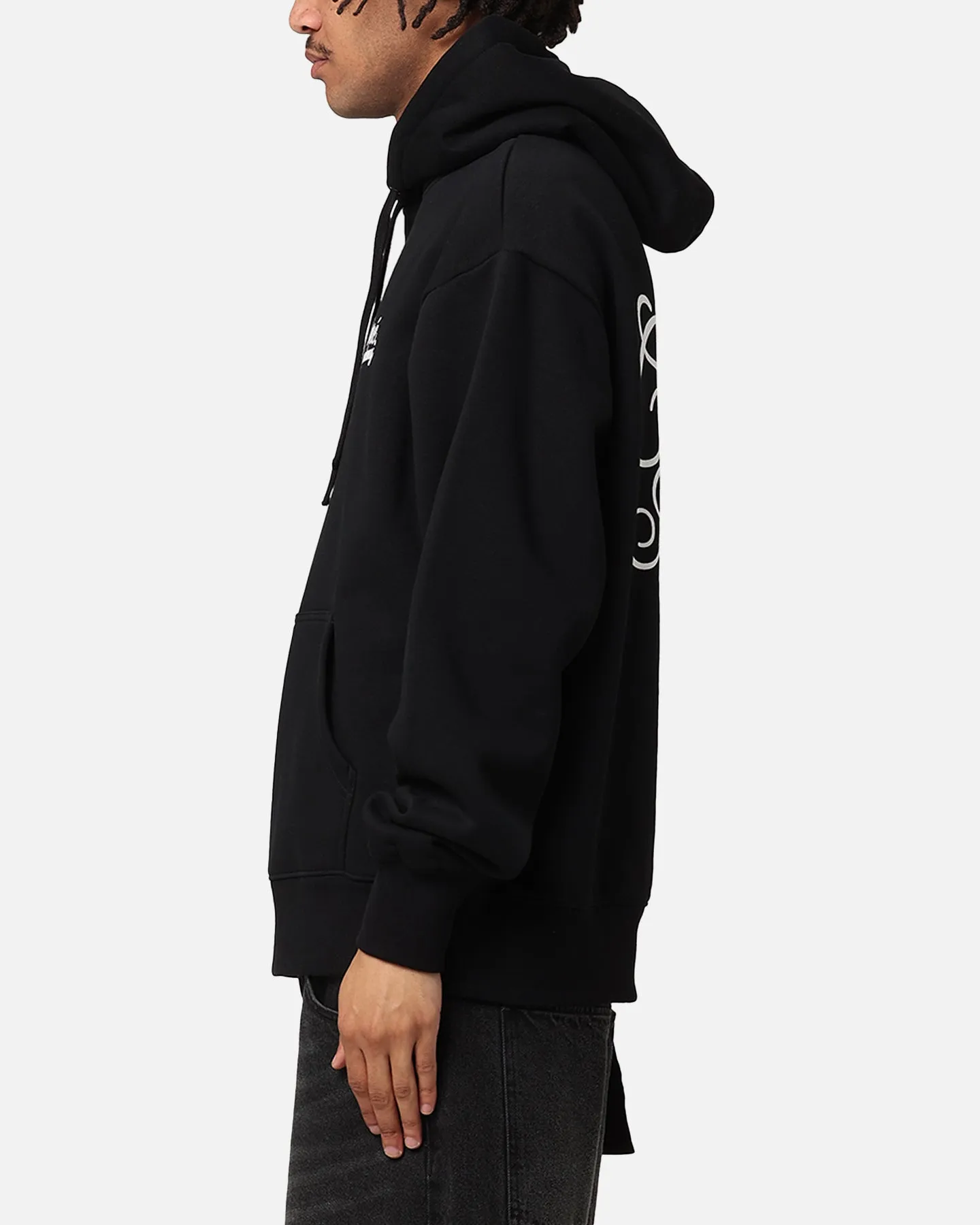 Carre Serif Hoodie Black