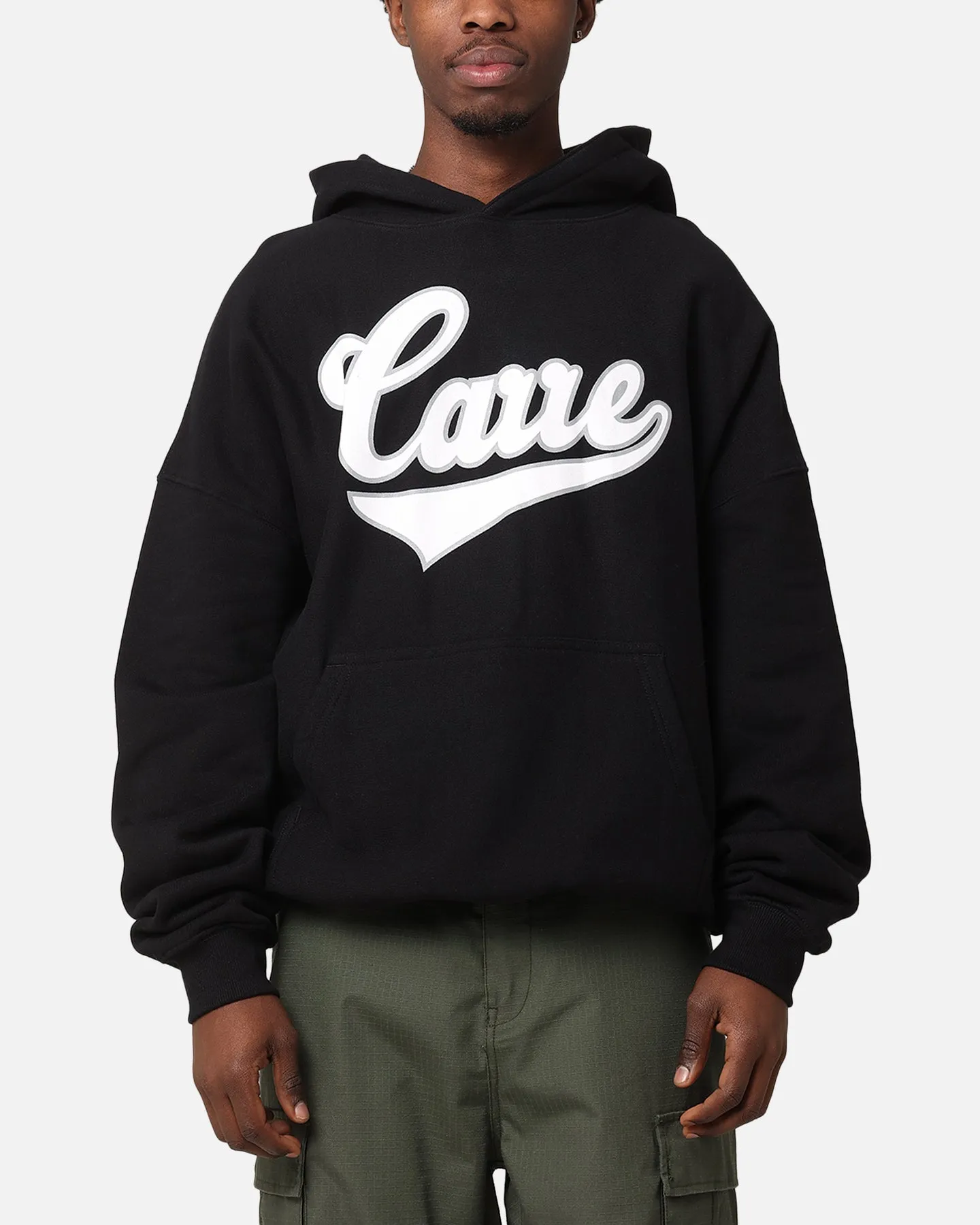 Carre Team Script Hoodie Black