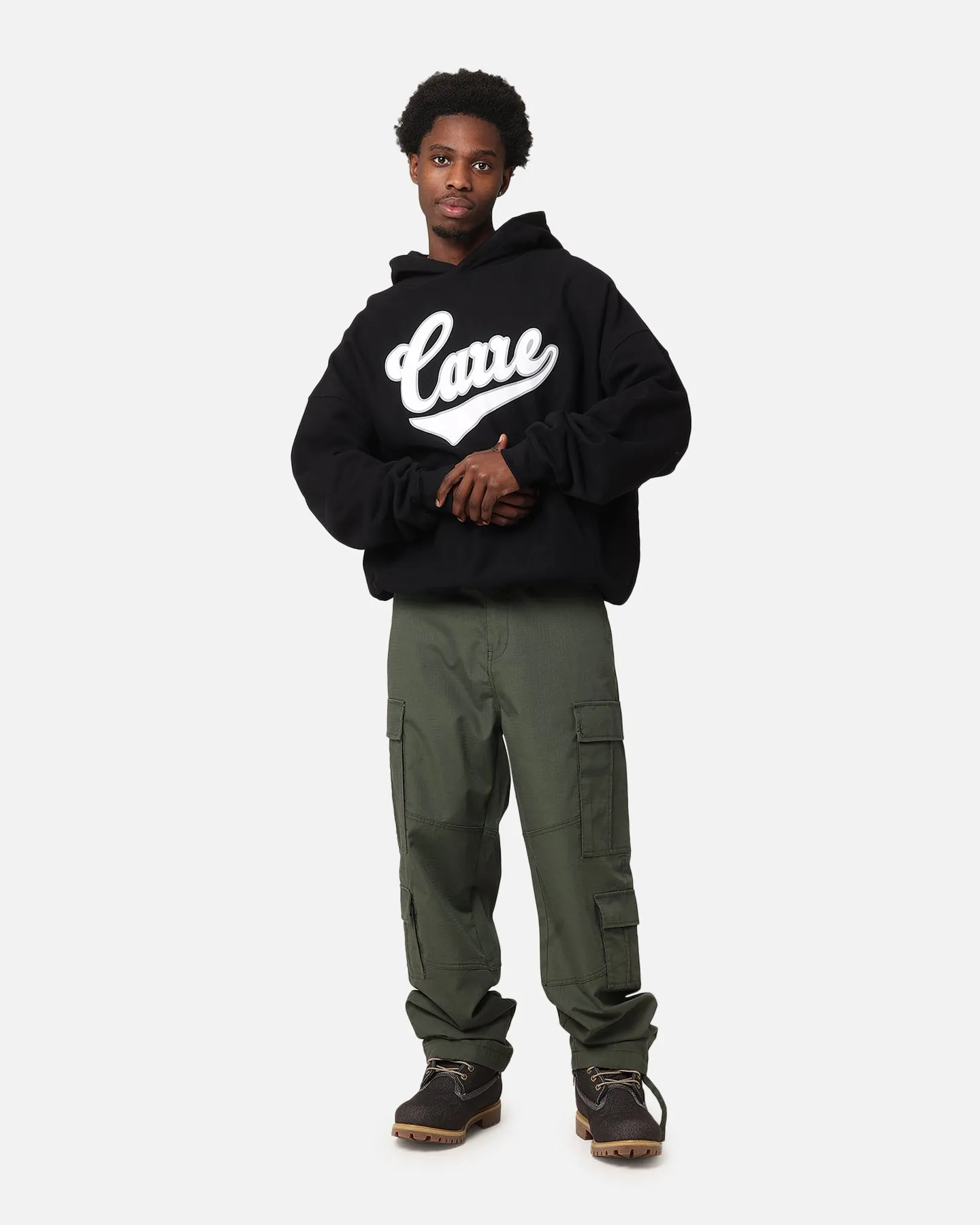 Carre Team Script Hoodie Black