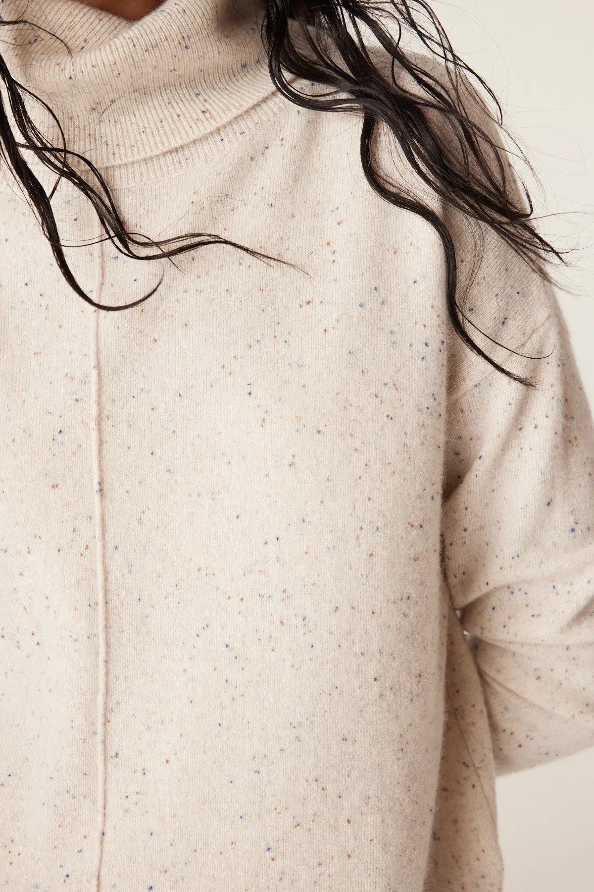 Cashwool Oversized Jumper - Eggshell