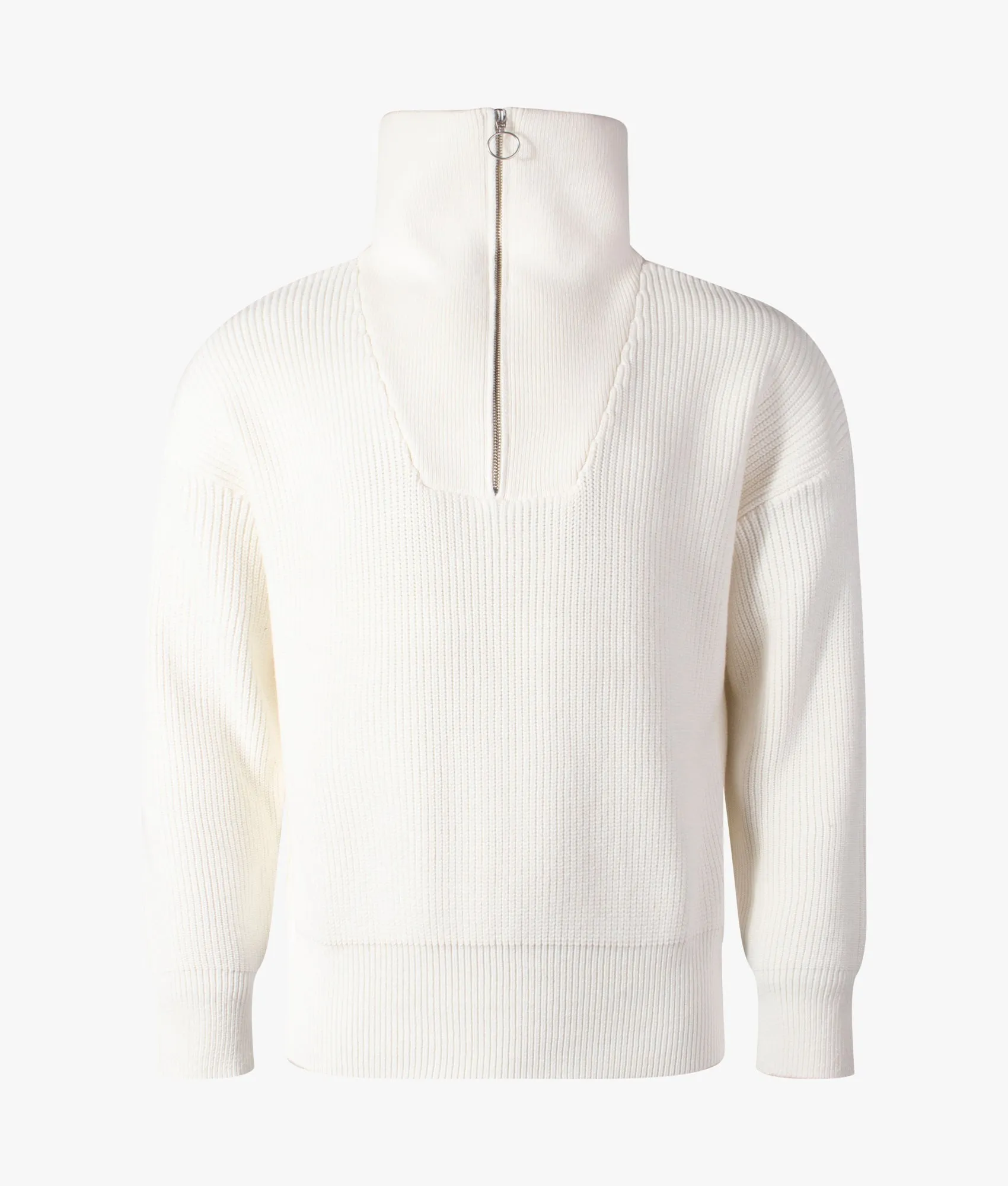 Chain Quarter Zip Knitted Jumper