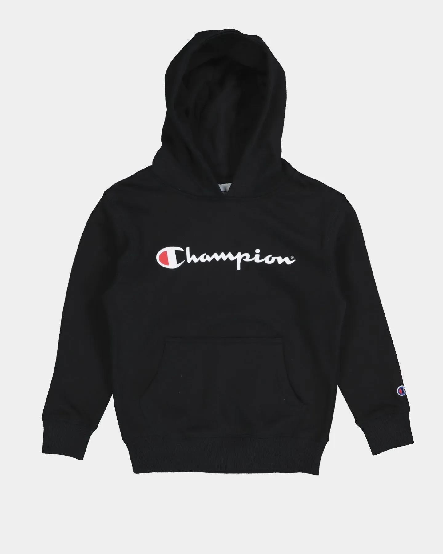 Champion Kids' Script Hoodie Black