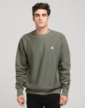 Champion Rev Weave Crew Cargo Olive