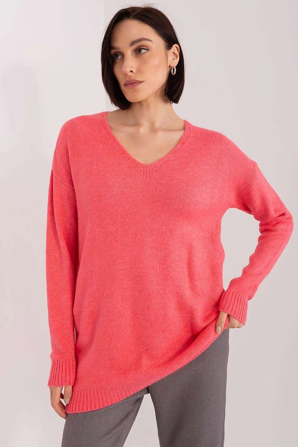 Chic Parisian Heart Knit Sweater for Effortless Elegance