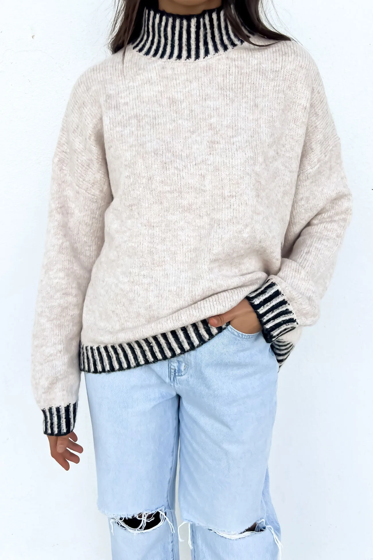 Cindy Knit Jumper Latte