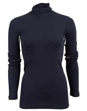 Cotton Ribbed Turtleneck