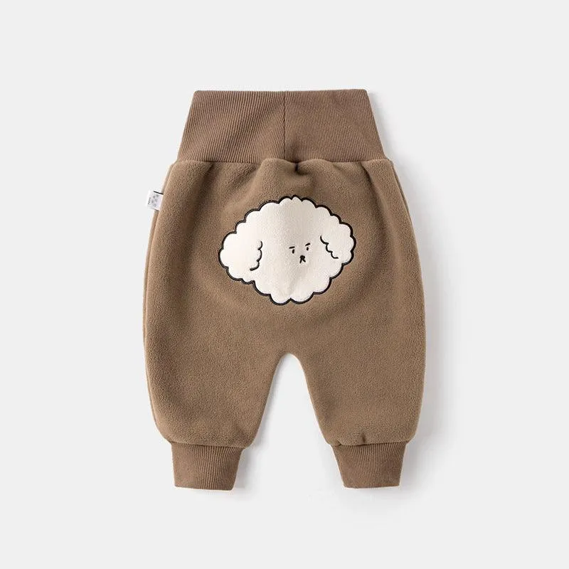 CozyWinter Baby Fleece Pants – High-Waist Warm Bottoms for Kids