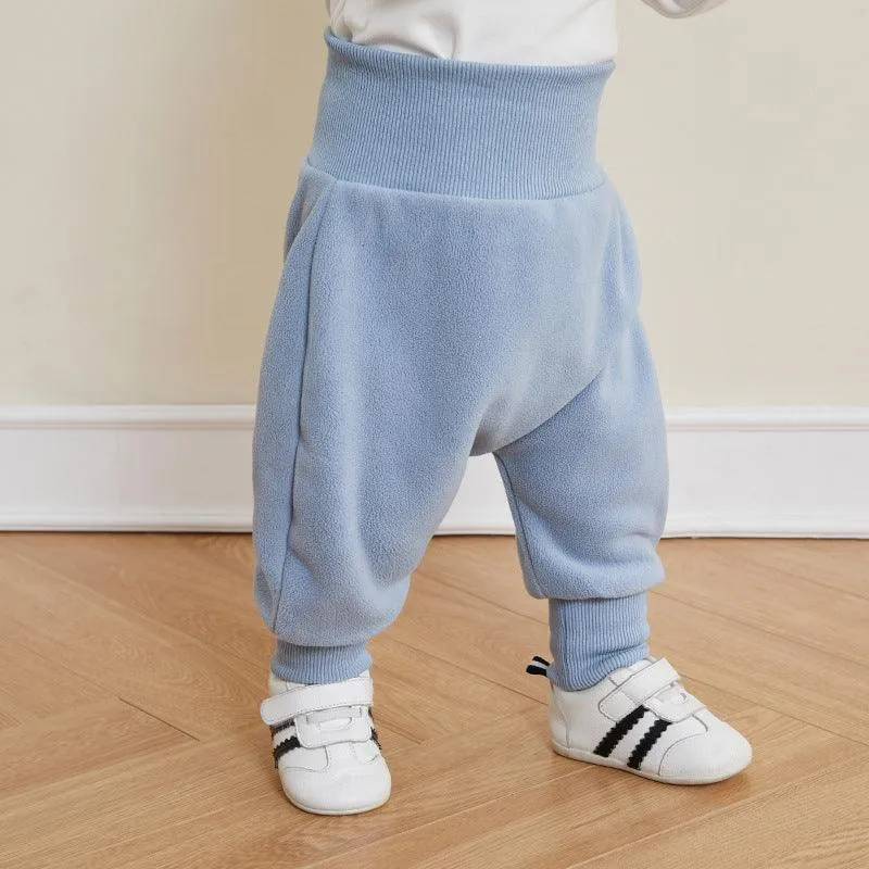 CozyWinter Baby Fleece Pants – High-Waist Warm Bottoms for Kids