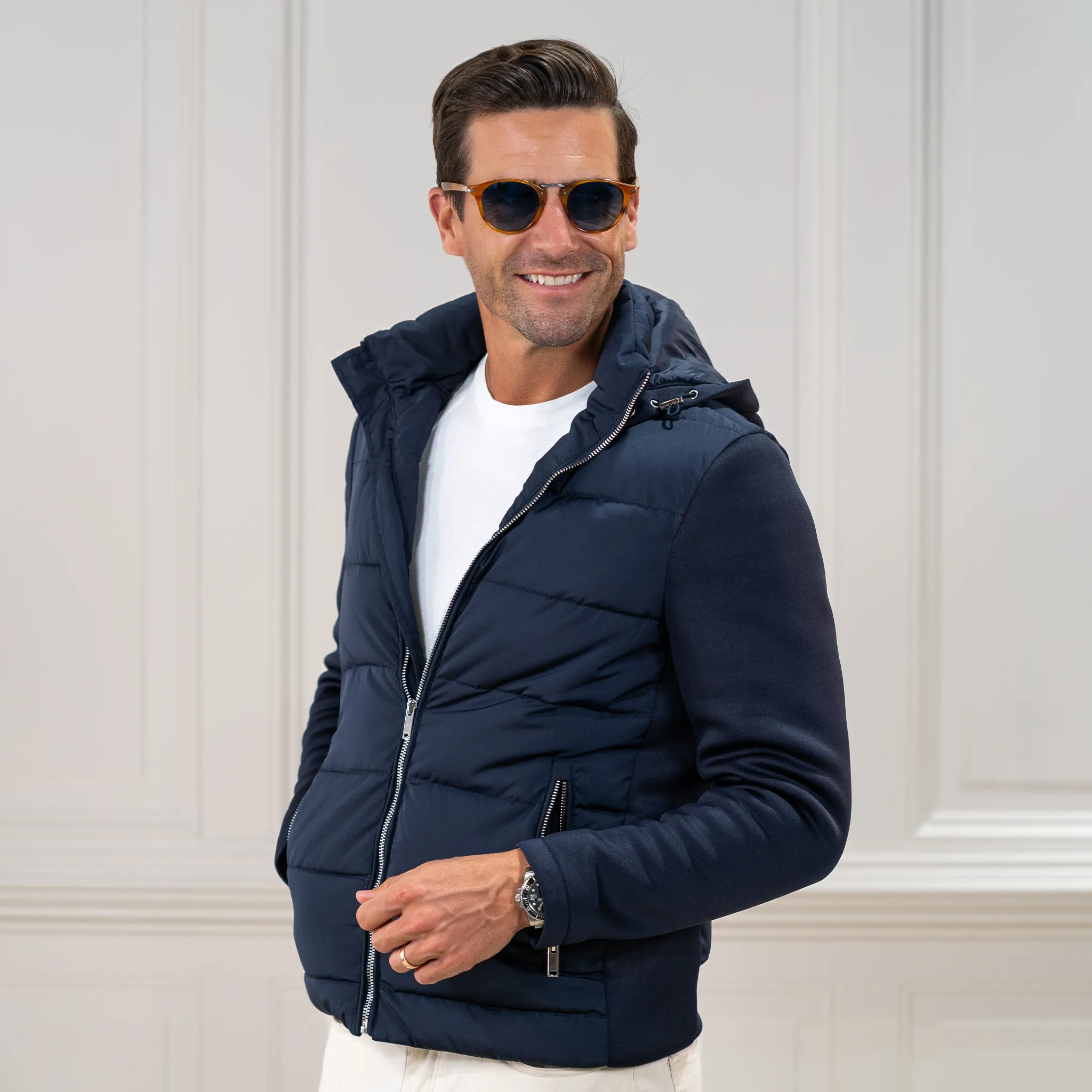 Davos Puffer Jacket Navy