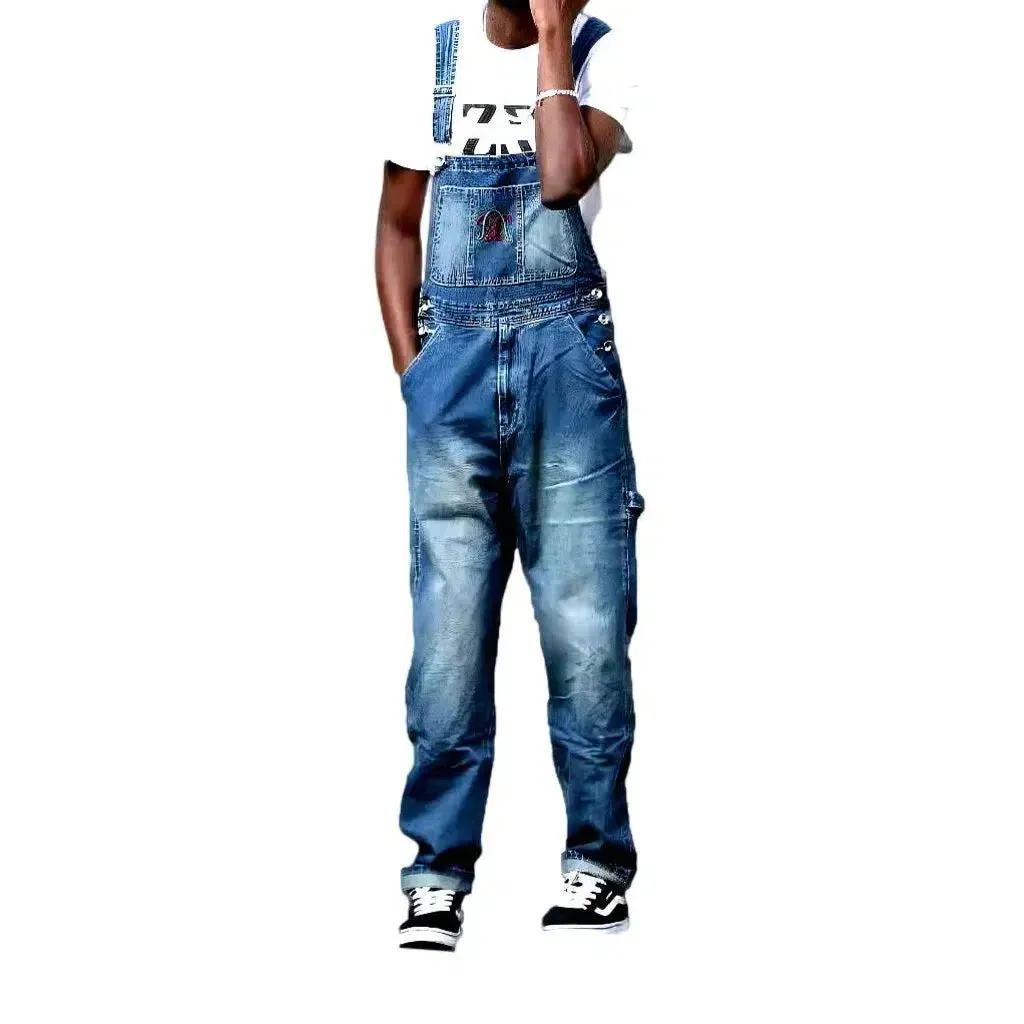 Denim dungaree for men