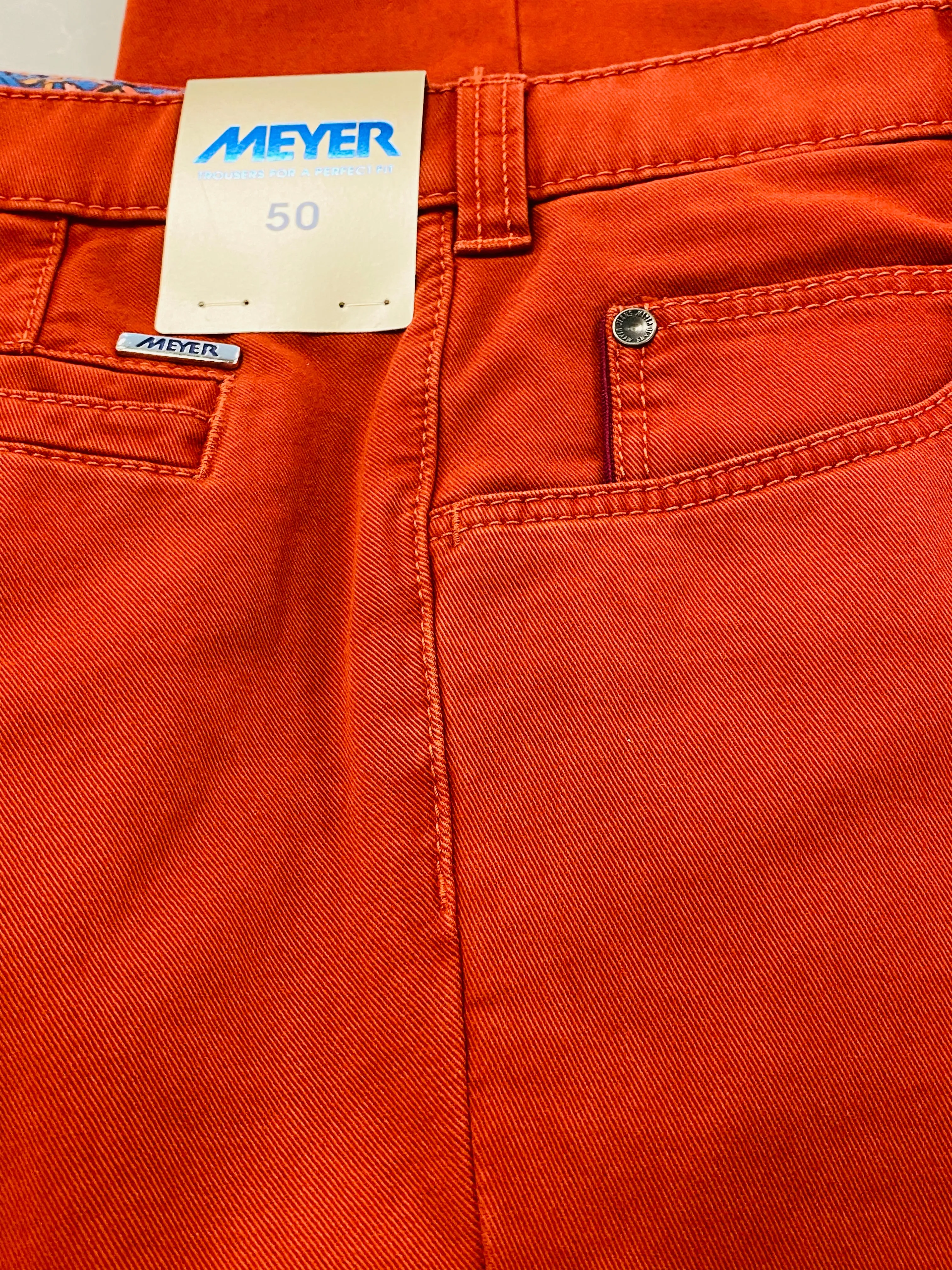 DIEGO BURNT ORANGE CHINO