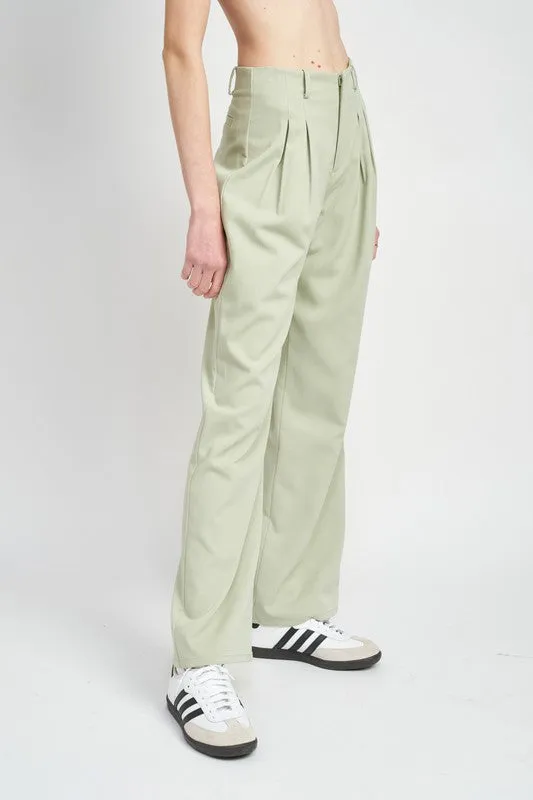 Emory Park HIGH WAIST PLEATED PANTS