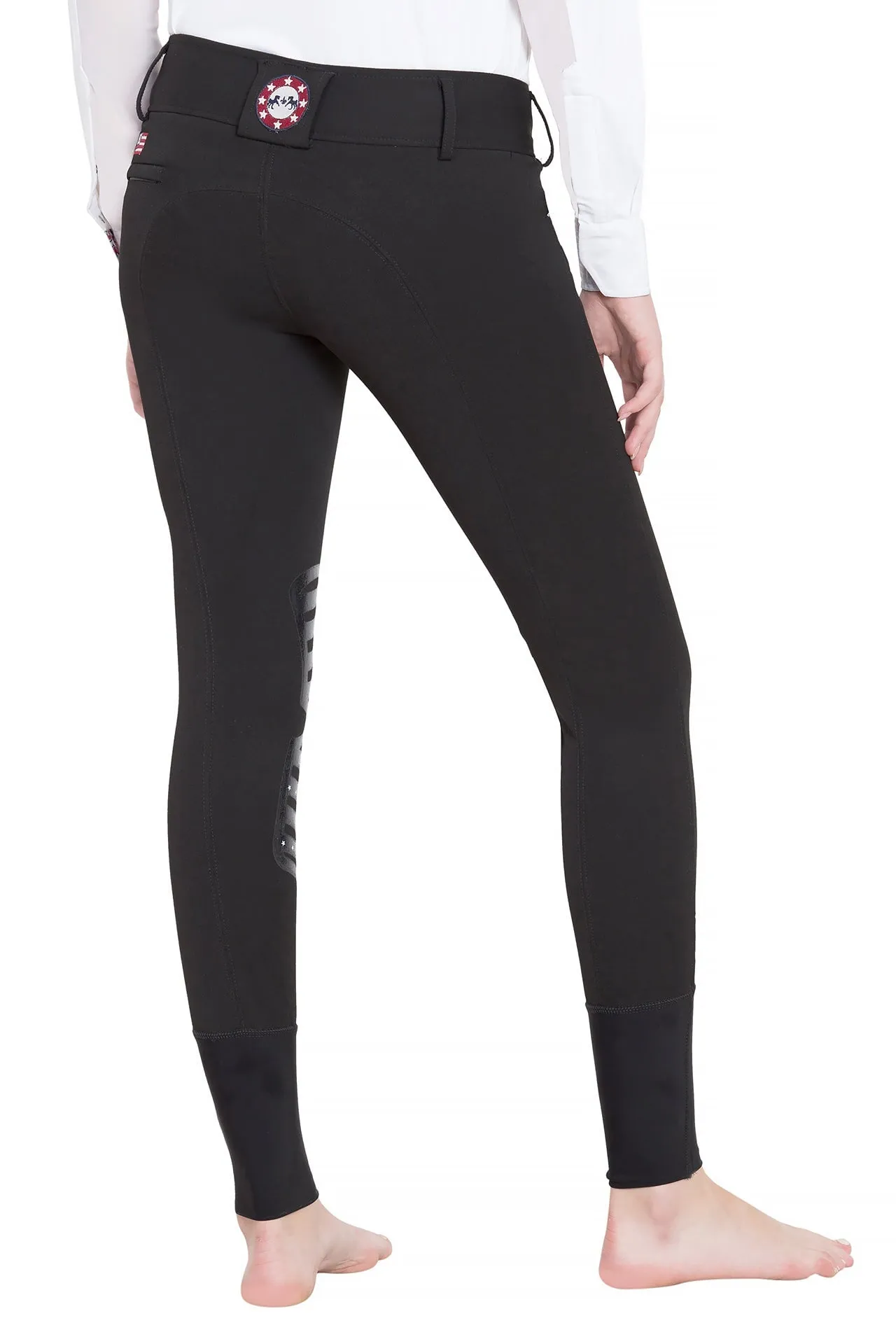 Equine Couture Ladies Brittni Silicone Knee Patch Breeches