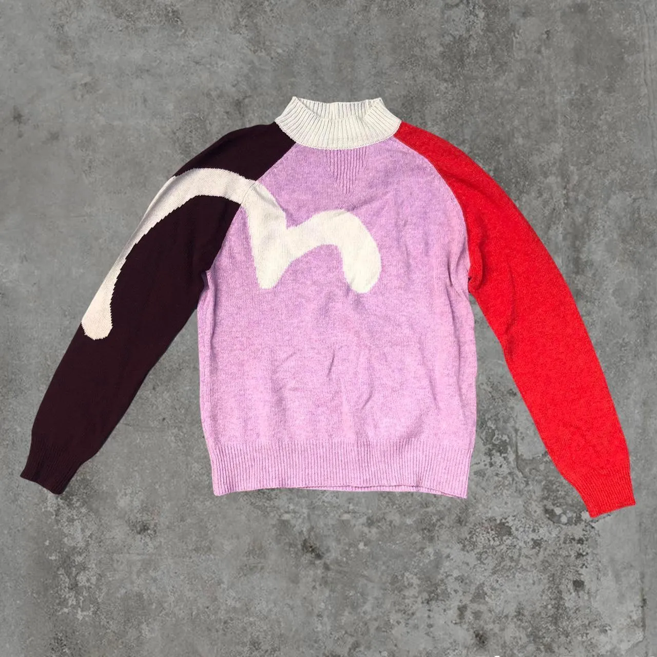 Evisu Lambswool Knit Sweater