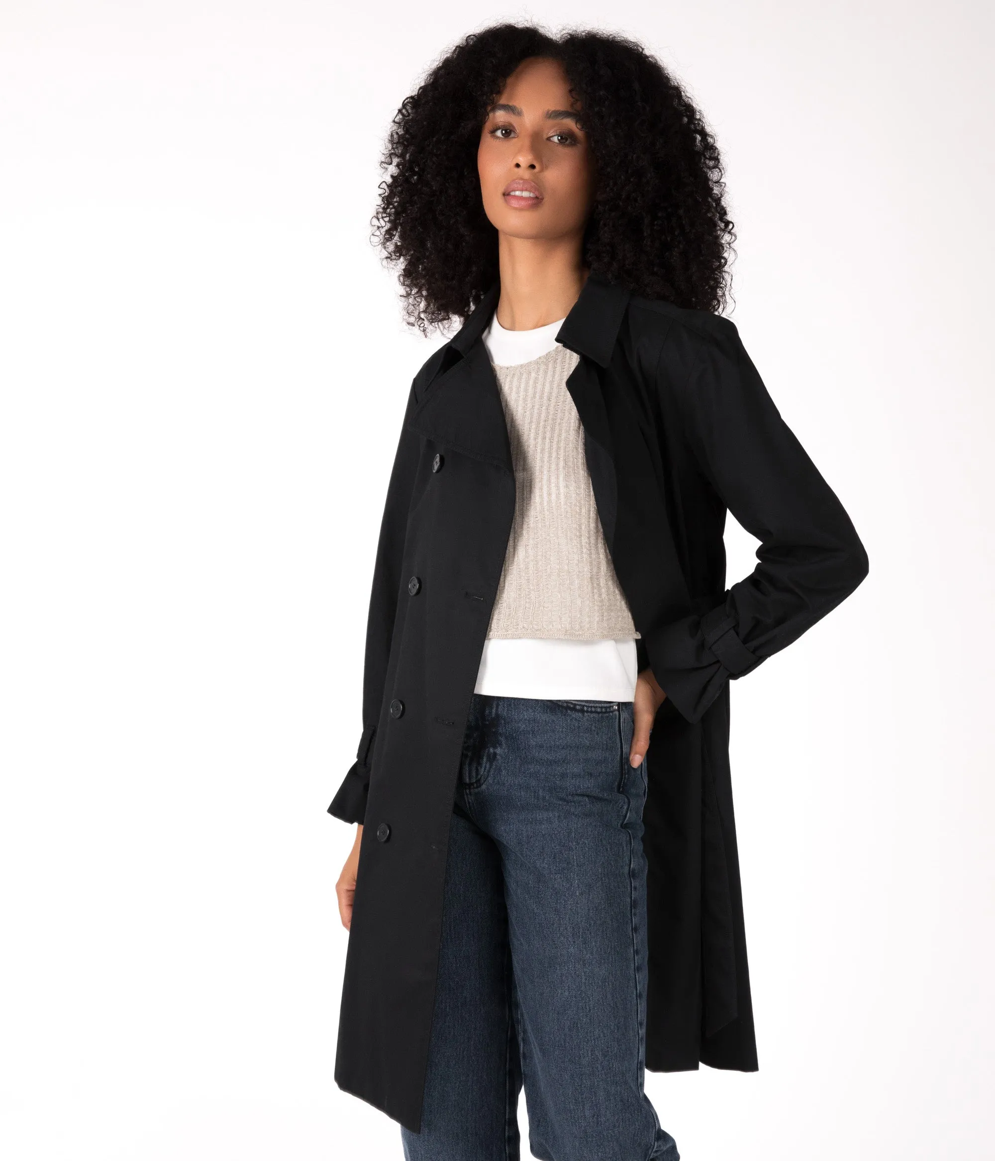 EZRA Vegan Trench Coat