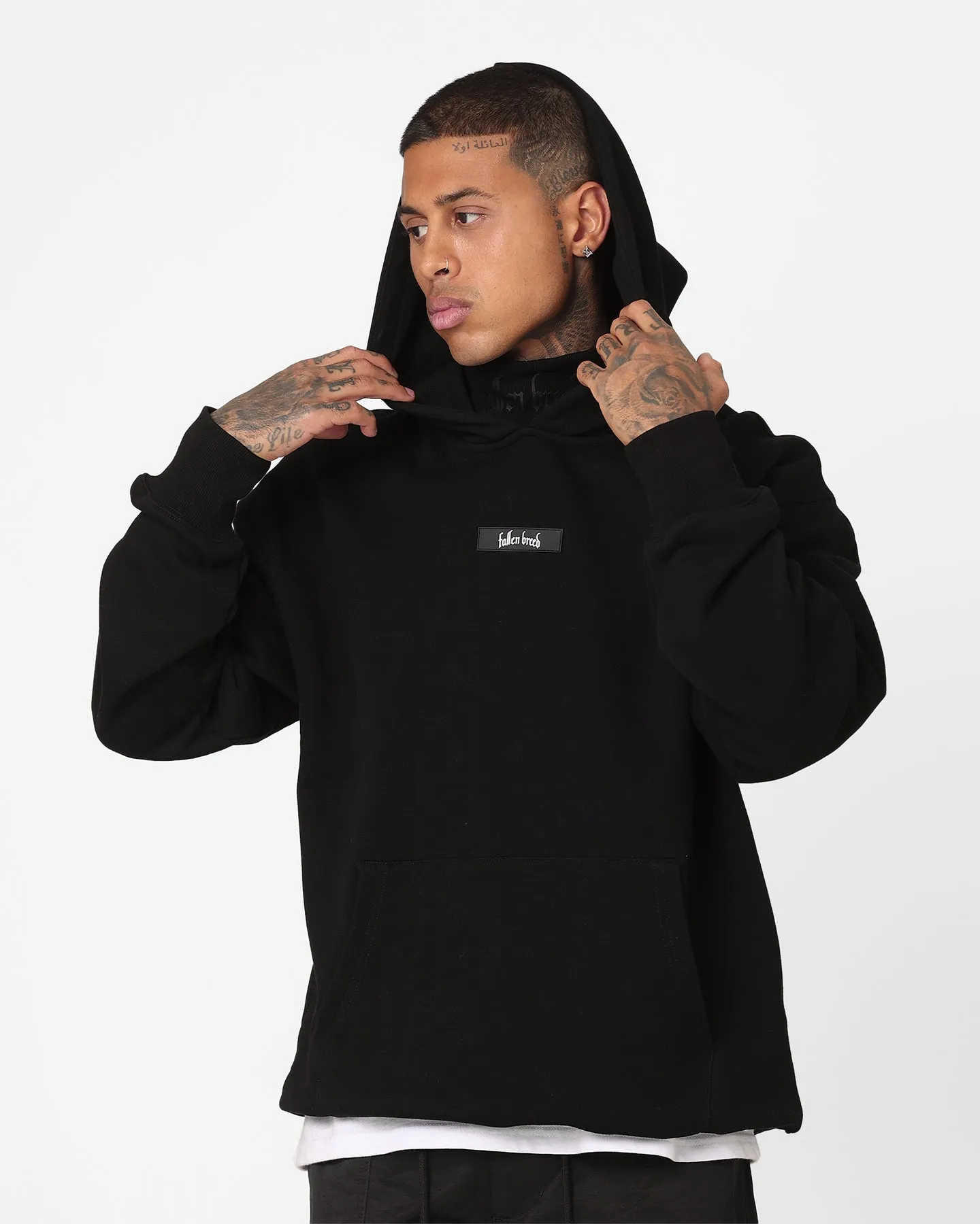 Fallen Breed Signature Logo Hoodie Black/Black