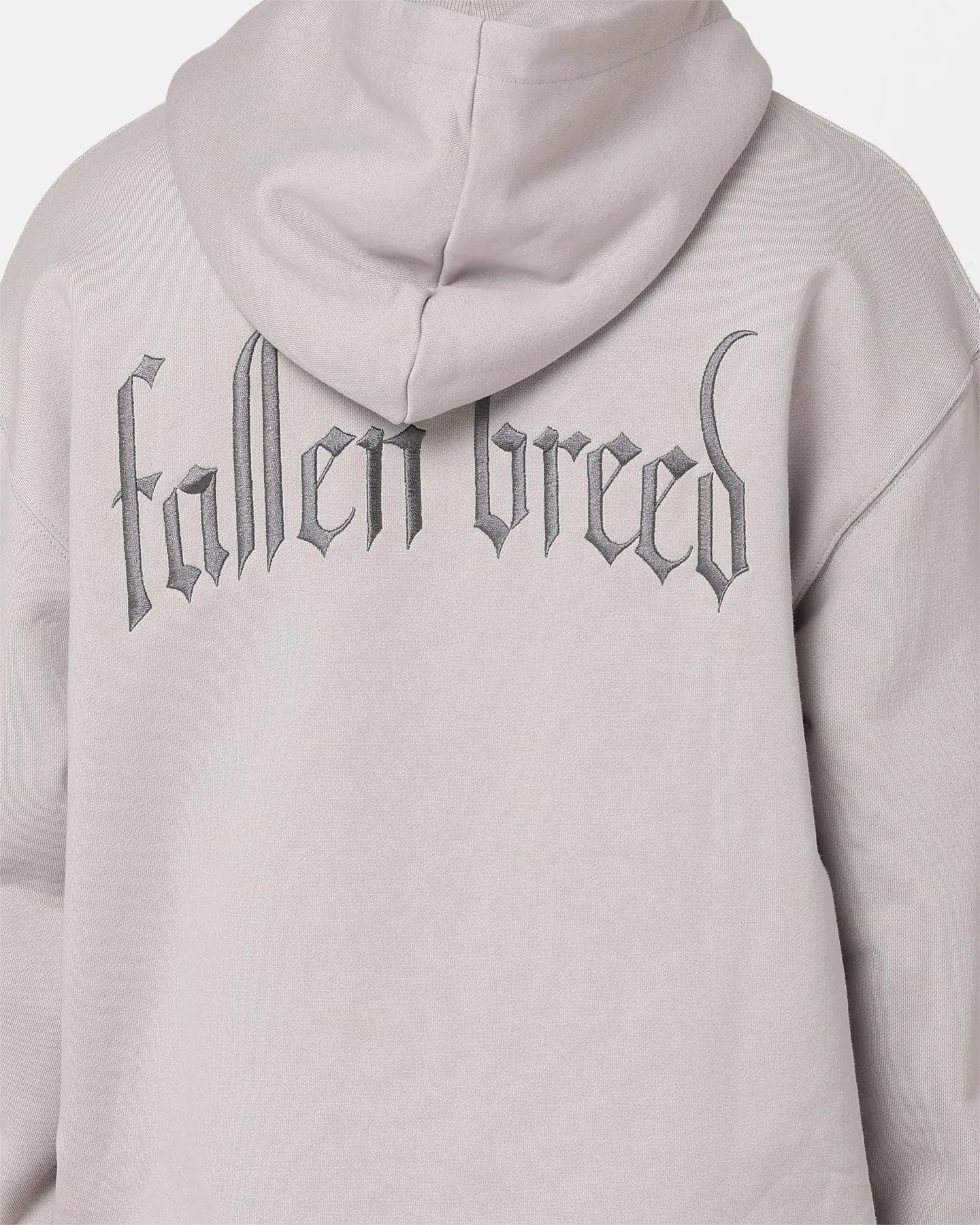 Fallen Breed Signature Logo Hoodie Light Grey