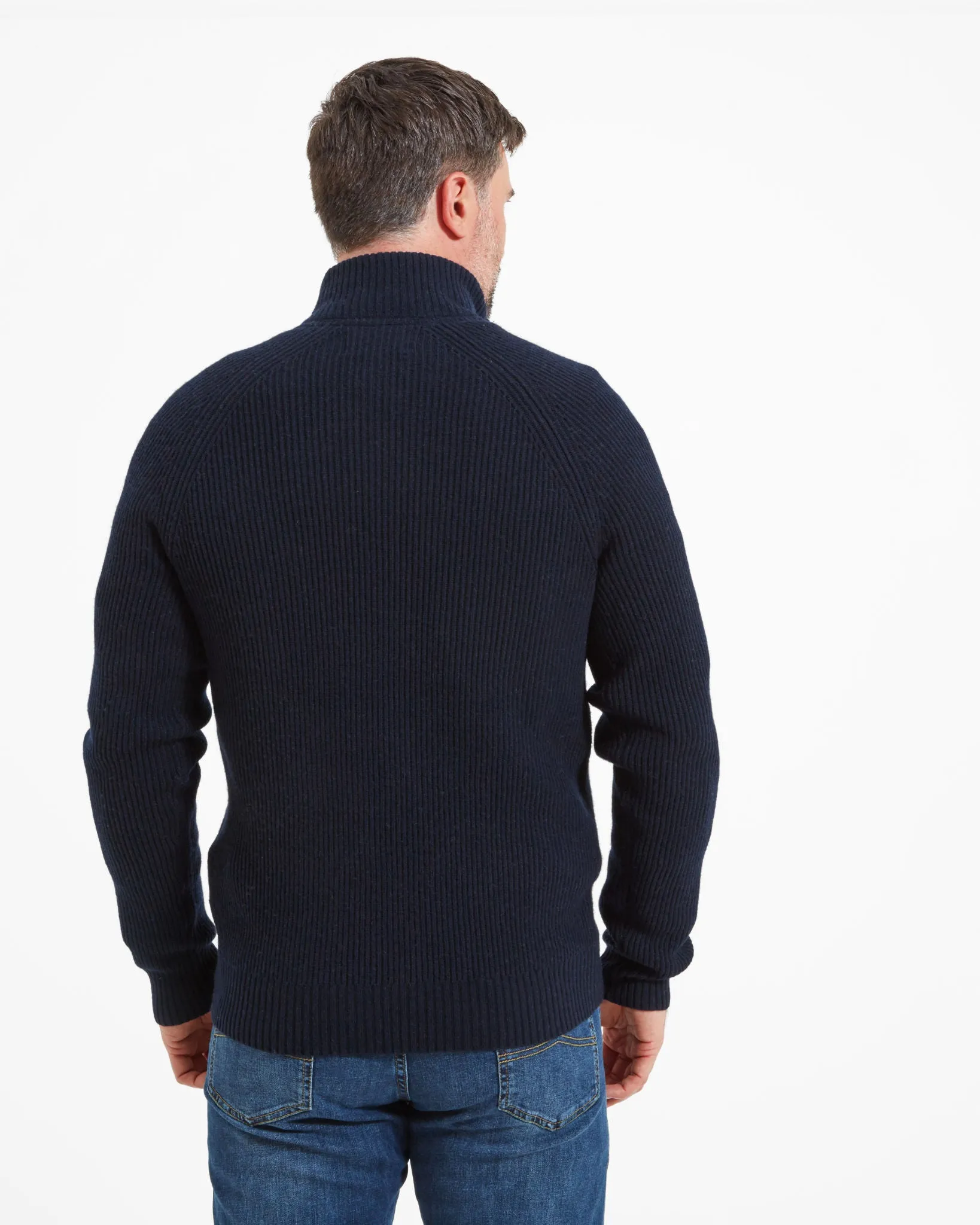 Forres 1/4 Zip Jumper - Navy