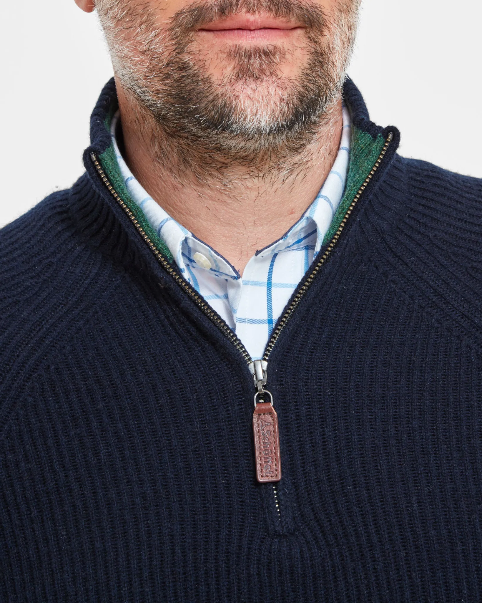 Forres 1/4 Zip Jumper - Navy