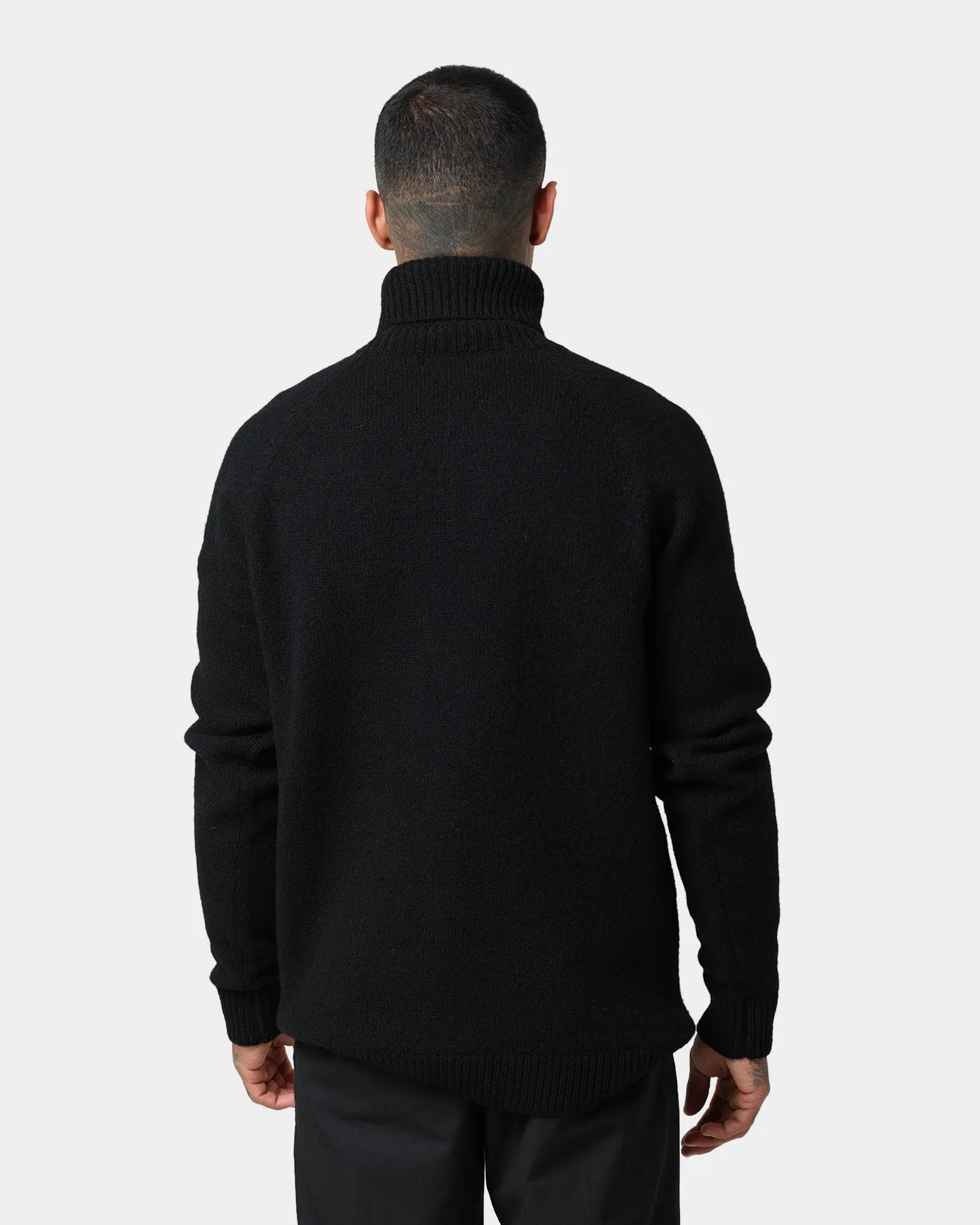 Fred Perry Roll Neck Jumper Black