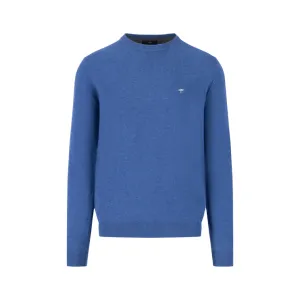 Fynch-Hatton Crew Neck Lambswool Jumper Wave 1310300