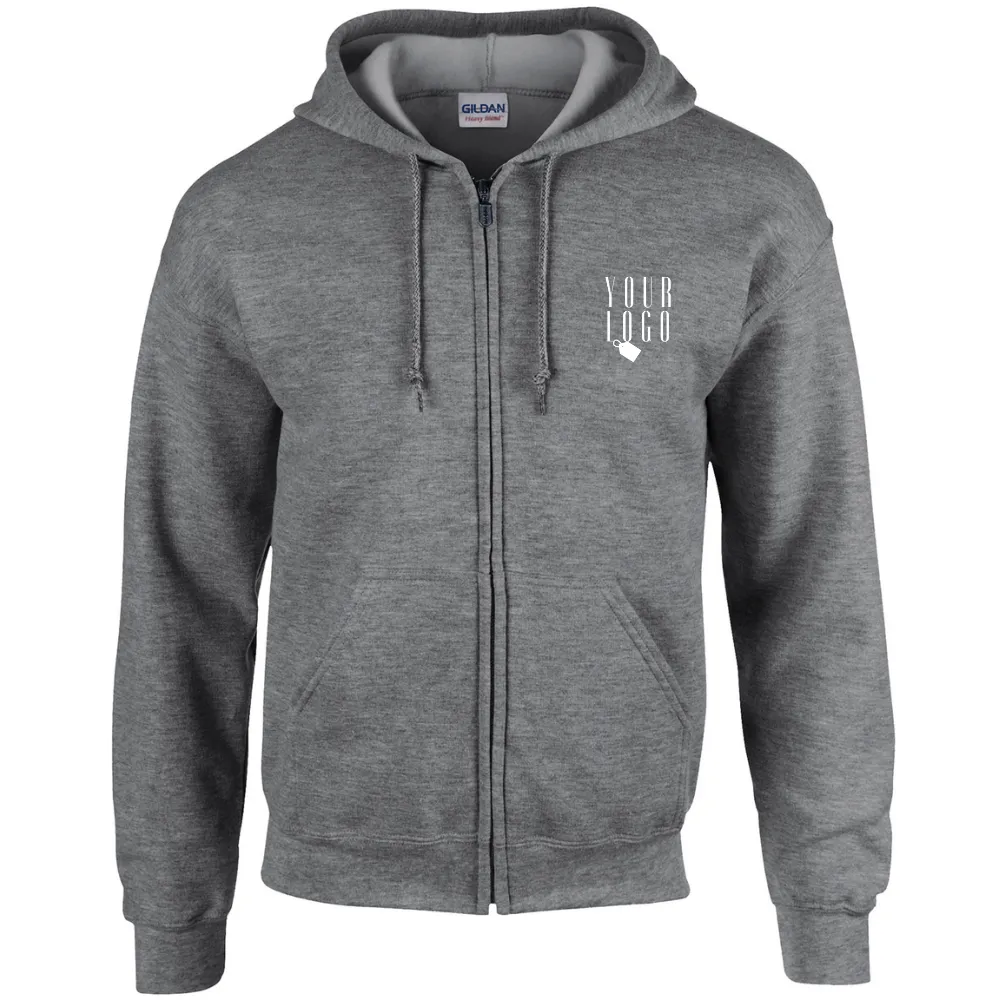 Gildan Unisex Zip Up Hoodie