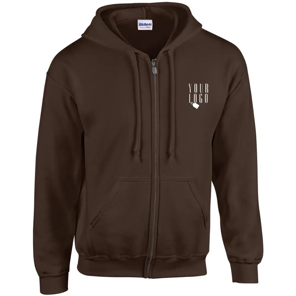 Gildan Unisex Zip Up Hoodie