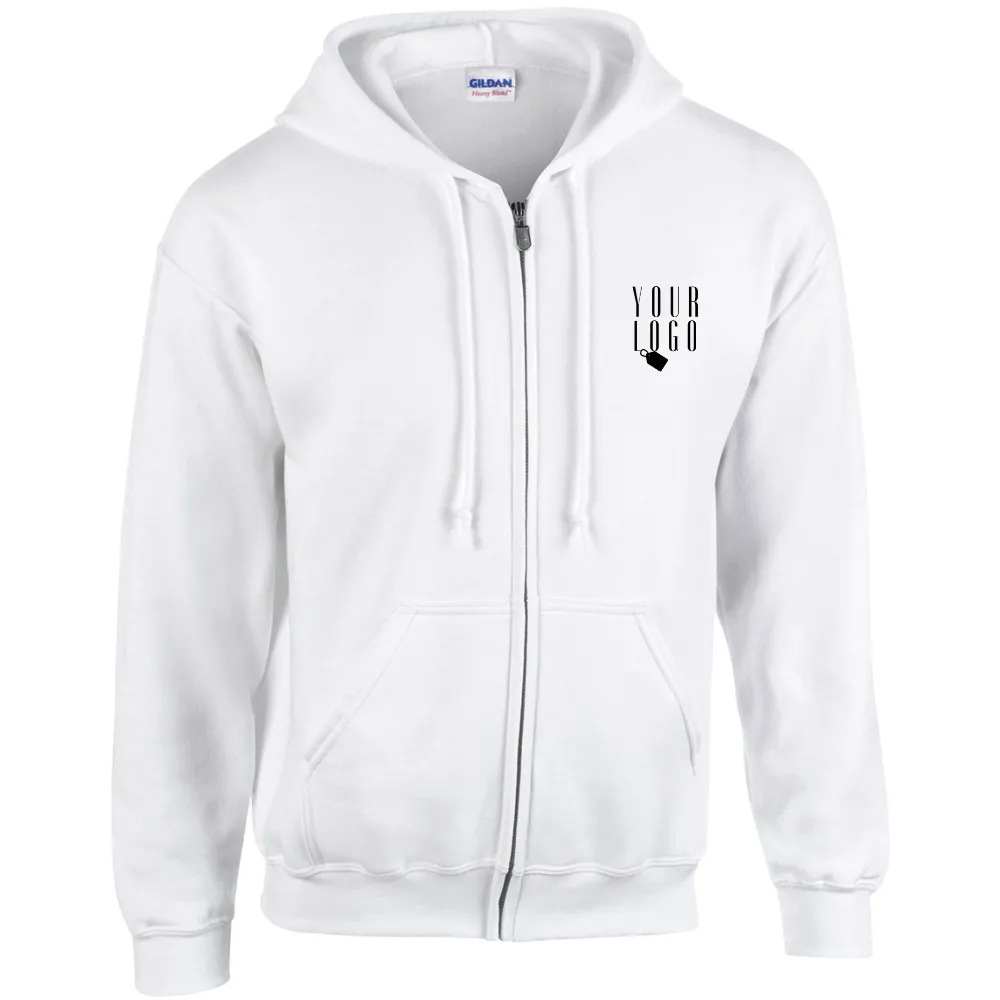 Gildan Unisex Zip Up Hoodie